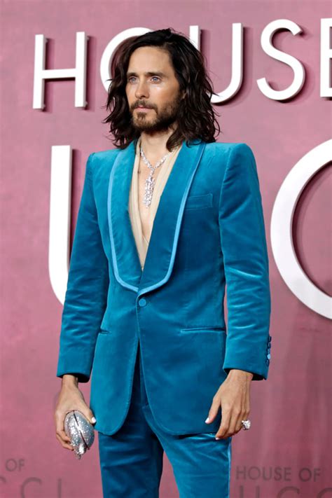 jared leto house of gucci red carpet|House of Gucci true story.